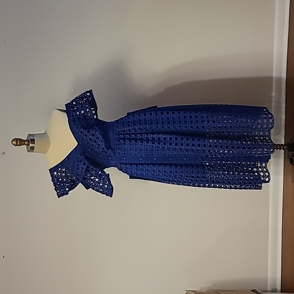 NWT Self-Portrait Lace Assymetrical Dress